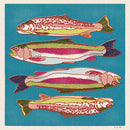 Rainbow and Brown Trout 12x12 Print-2