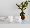 Redwood + Vanilla - Glass Tumbler Soy Candle