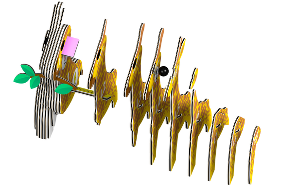 Safari Ltd. - EUGY Giraffe 3D Puzzle