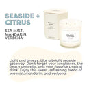 Seaside + Citrus Glass Tumbler Soy Candle-2