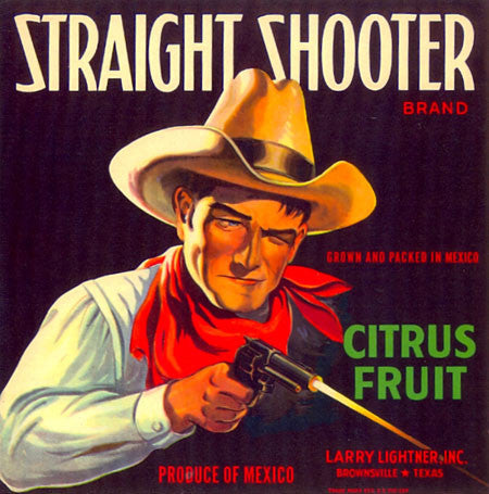 Straight Shooter Citrus Crate Label