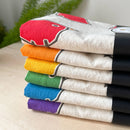 Susan Stone Design - Flour Sack Tea Towel with Birds: Blue-7