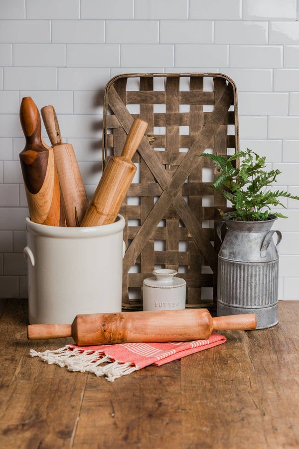 THE RILEY/LAND COLLECTION - TRADITIONAL ROLLING PINS: Walnut