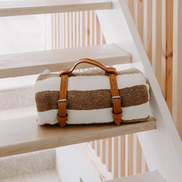 Trek Light - Leather Blanket Carrier