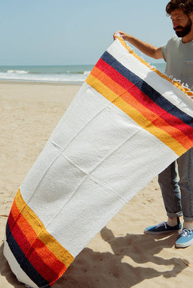 Vintage Coast - SUSTAINABLE RECYCLED THROW BLANKET - 0