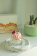 ZOETSTUDIO - Barrel Cactus Tealight Candles: Pink w/ burgundy