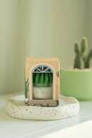 ZOETSTUDIO - Barrel Cactus Tealight Candles: Pink w/ burgundy-16