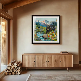 Dolan Geiman - Art Print | Mountain Bear Wall Art | DISTRACTED: Unframed / 20 x 20 - 0