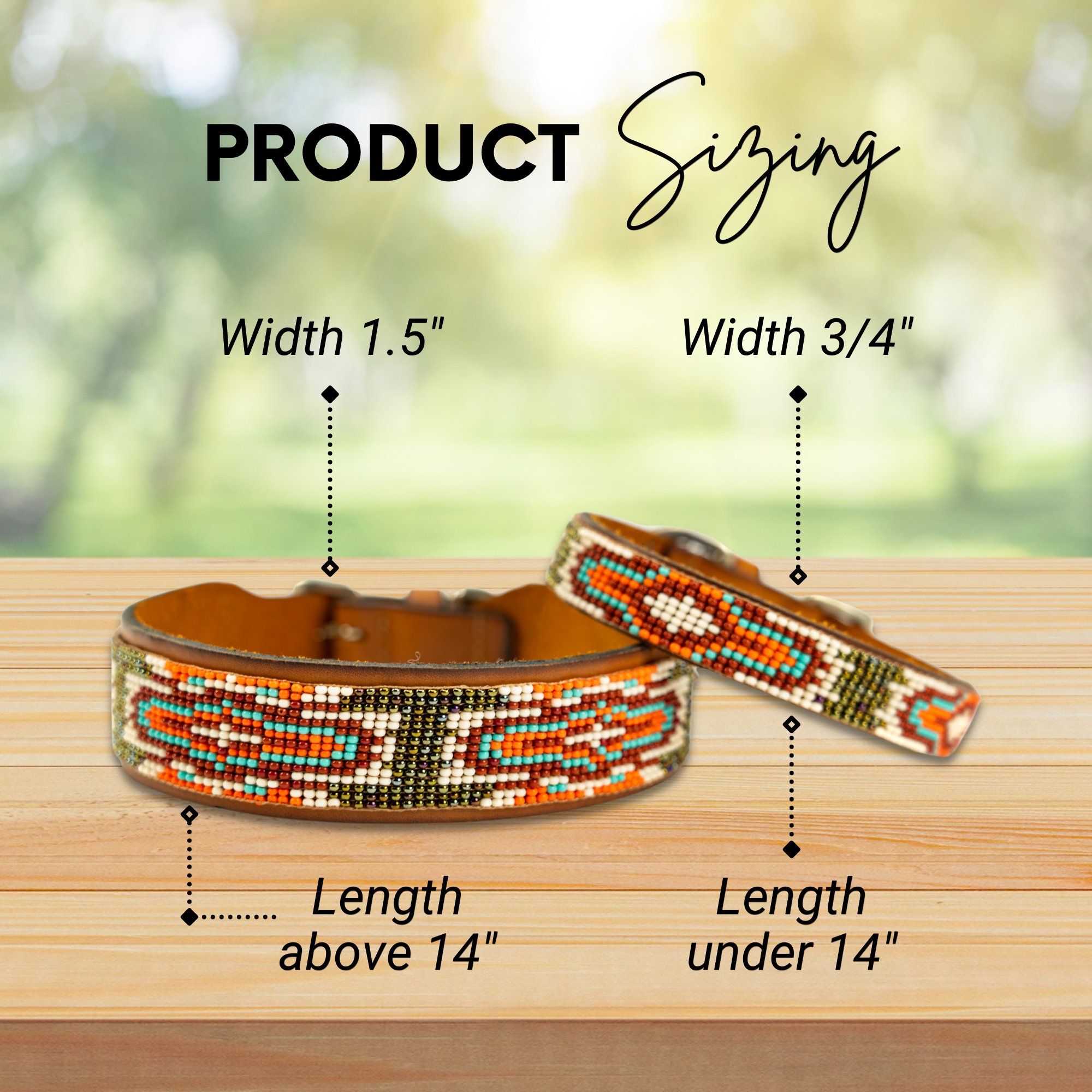 Sambboho - Boho Chic Sambboho Dog Collar: 10-12"