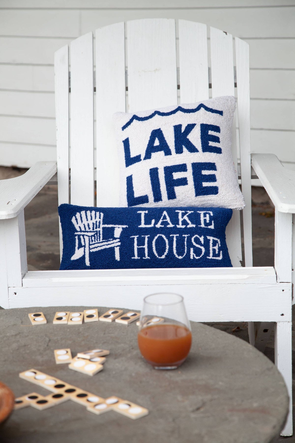 Peking Handicraft - Lake Life Hook Pillow | The Forest Store