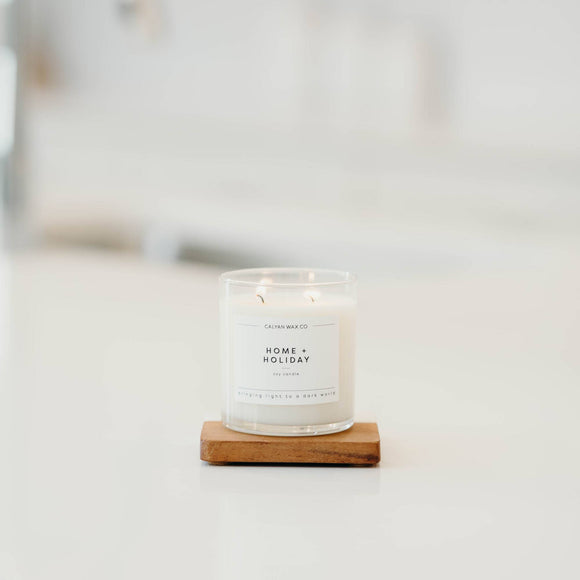 Calyan Wax Co. - Home + Holiday - Glass Tumbler Soy Candle