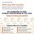 Calyan Wax Co. - Passionfruit + Ginger - Glass Tumbler Soy Candle-7