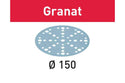 Abrasive sheet Granat STF D150/48 P1200 GR/50
