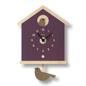 Popclox - Birdhouse Pendulum Clock - Wood: Green