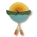 Popclox - Canoe Pendulum Clock - Wood-1