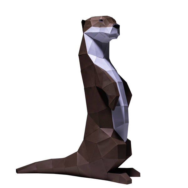 PAPERCRAFT WORLD - Otter 3D PaperCraft Origami Model