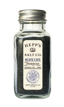 HEPP'S Salt Co. - Black Lava Sea Salt: 2.5 oz Jar-1