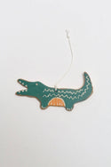 Melville Ceramics - Gator Ornament  : Green