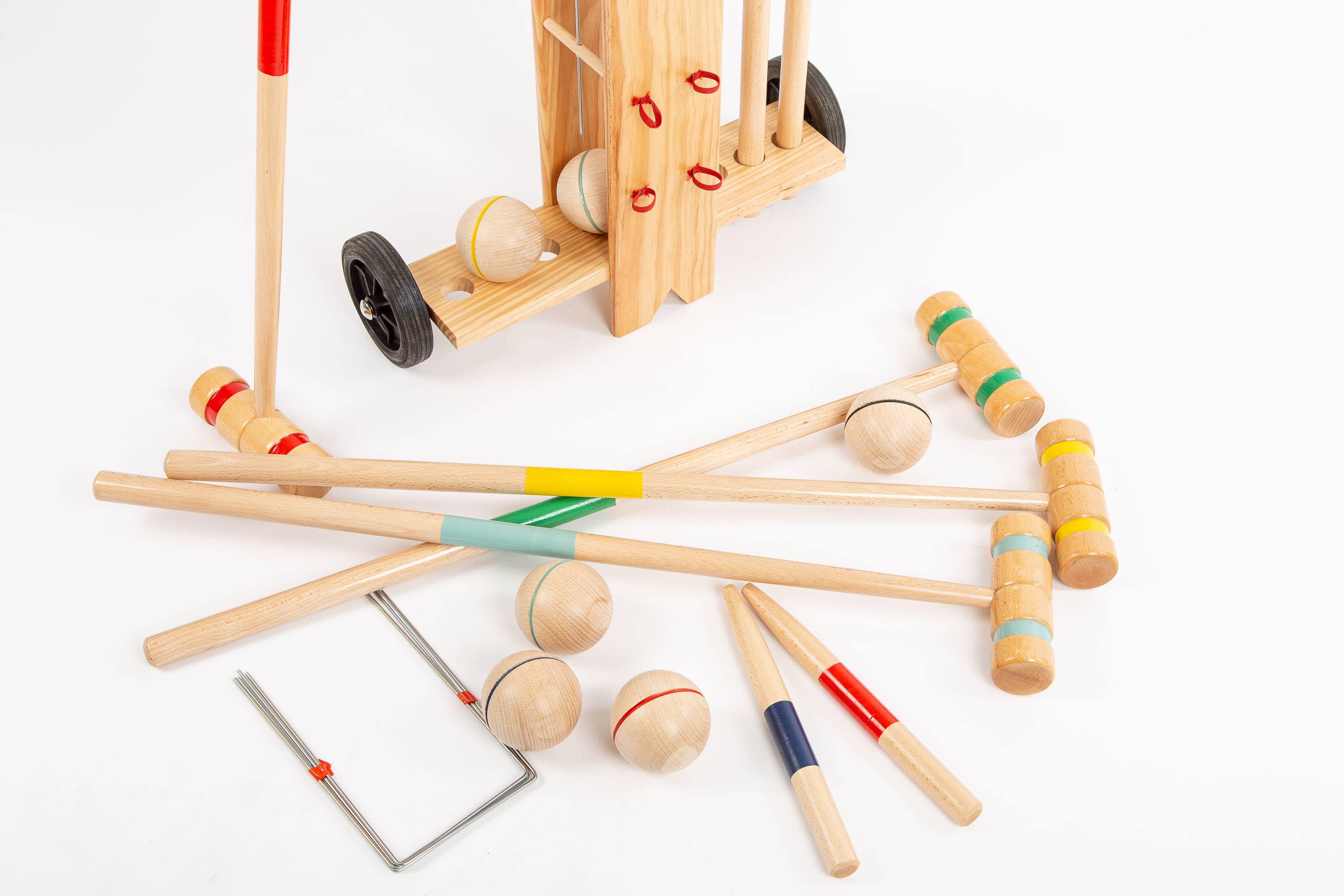MORA PLAY - Croquet game in wooden trolley - 6 players