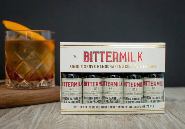 Bittermilk Bottling Co. - 5 Pack - Single Serve No.1Bourbon Barrel Aged Old Fashioned