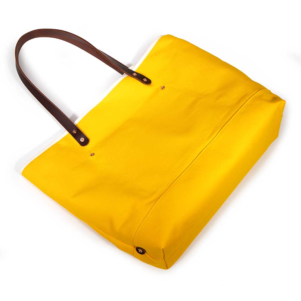 General Knot & Co. - Solar Yellow Canvas All Day Tote - 0