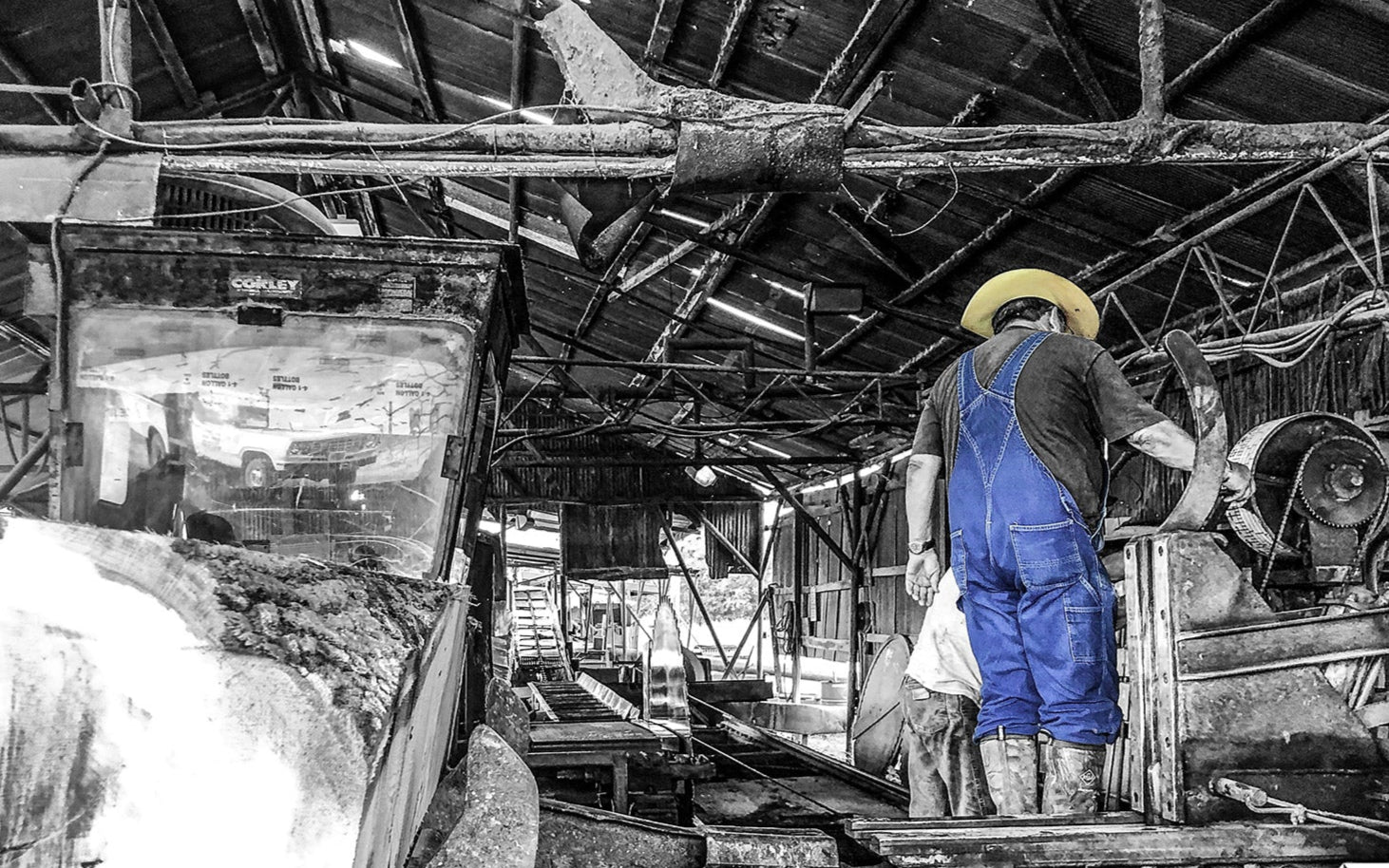 An old texas sawmill