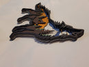 Burning Country - 3D Multi Layer Wolf-3