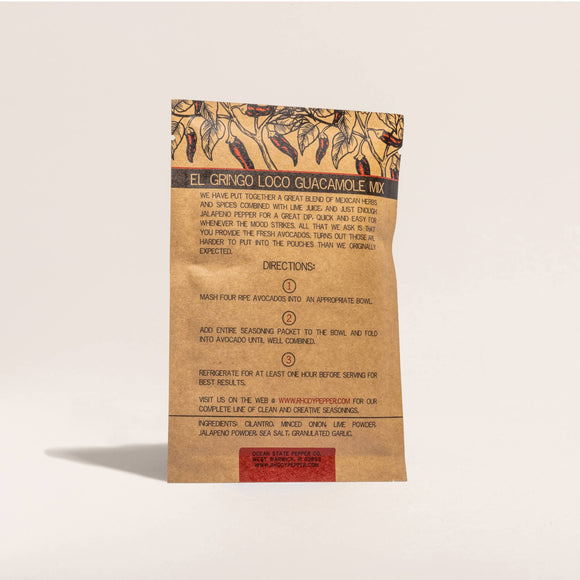 Ocean State Pepper Co. - El Gringo Loco Guacamole Seasoning