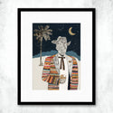 Dolan Geiman - Art Print | Faceless Cowboy Wall Art | TWILIGHT COCKTAIL: Unframed / 16 x 20