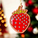 Little Clay Hen - Strawberry Artisanally Crafted Ornament