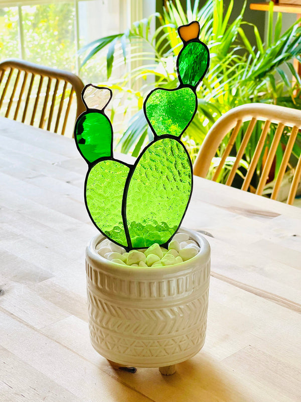 Samara Designs Studio - Glass Prickly Pear Cactus