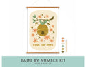 Breathe People - Save the Bees Paint-by-Number Kit for Kids: Kit + Magnetic Frame