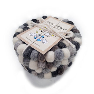Friendsheep - Stone Eco Coasters and Trivets: Set of 4 - Eco Coasters