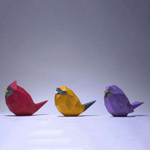 PAPERCRAFT WORLD - Low Poly Bird Origami Model