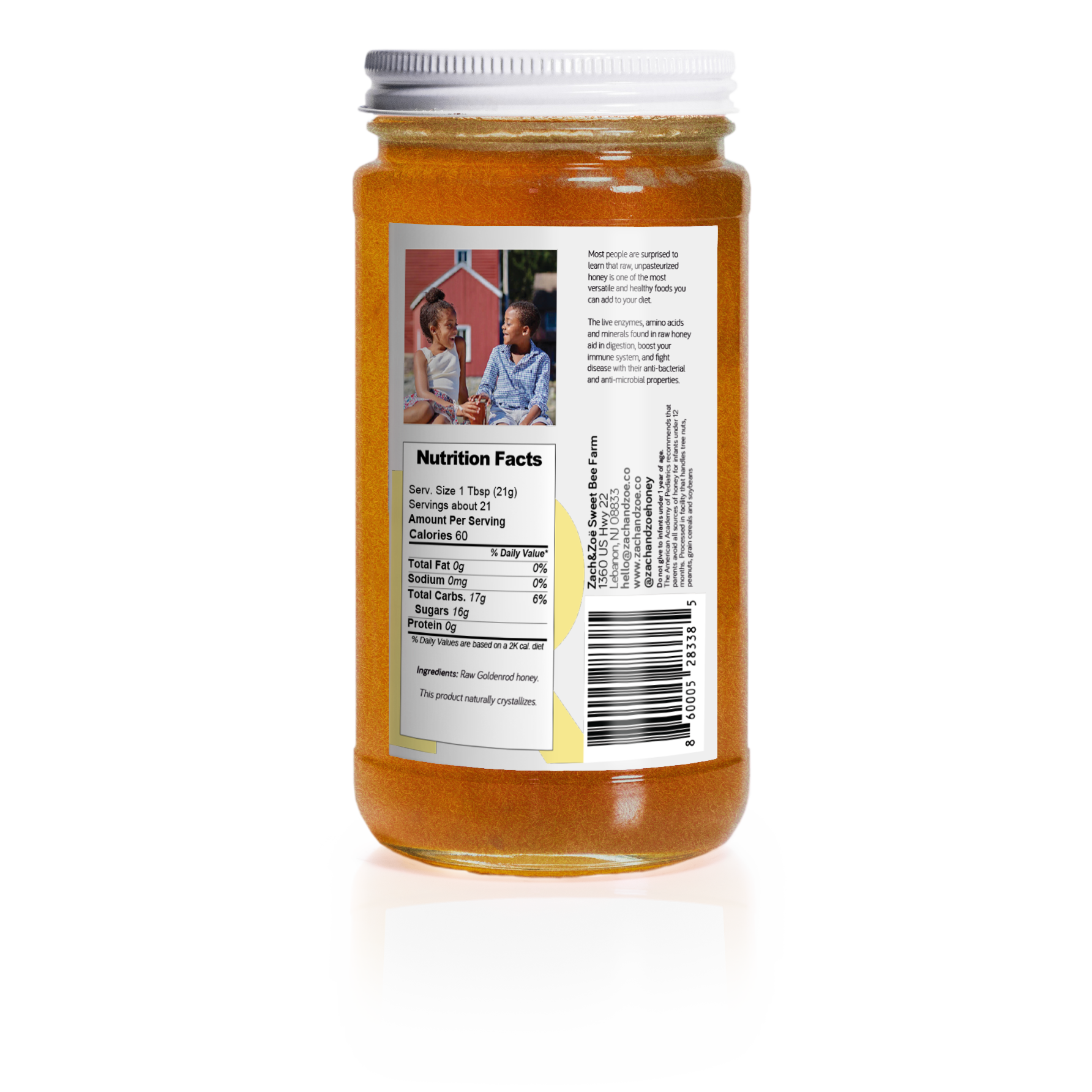 Zach & Zoe Sweet Bee Farm - Goldenrod Honey - 0