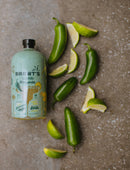 Brewt's Cocktail Mixers & Hot Sauces - Jalapeño Margarita | Spicy & Premium Cocktail Mixer 32 OZ-3