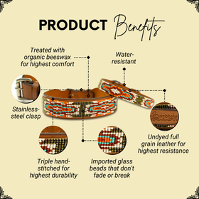 Sambboho - Boho Chic Sambboho Dog Collar: 10-12" - 0