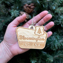 Blue Studio Creative - Customized Town Sign Ornament. Personalized For Your Town!-2