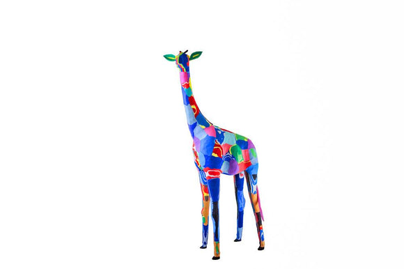 Ocean Sole - Reticulated Giraffe Sculpture from Recycled Flip-Flops: Large