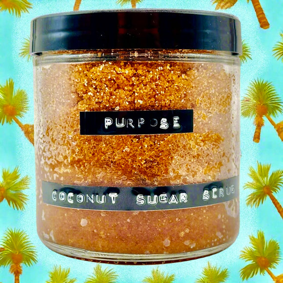 Purpose - Coconut Sugar Scrub - Made in Waco, Tx