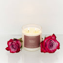 Calyan Wax Co. - Rose + Peony - Glass Tumbler Soy Candle-2