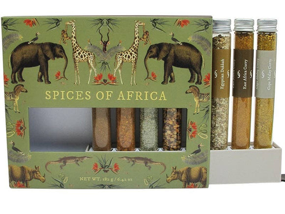 The African Home Goods - Spices of Africa Blend Collection, 8 Pack | Sampler Spice Gift Set