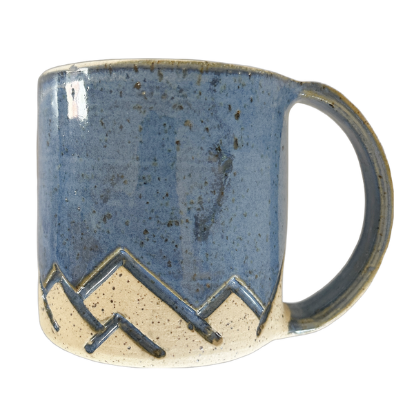 Mountain Bound Pottery - Mountain Mug- MADE TO ORDER: Blue