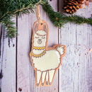 Little Clay Hen - Llama / Alpaca Artisanally Crafted Ornament: Black-2
