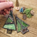 Lost & Found Design - Stained glass tree ornament: Tree A