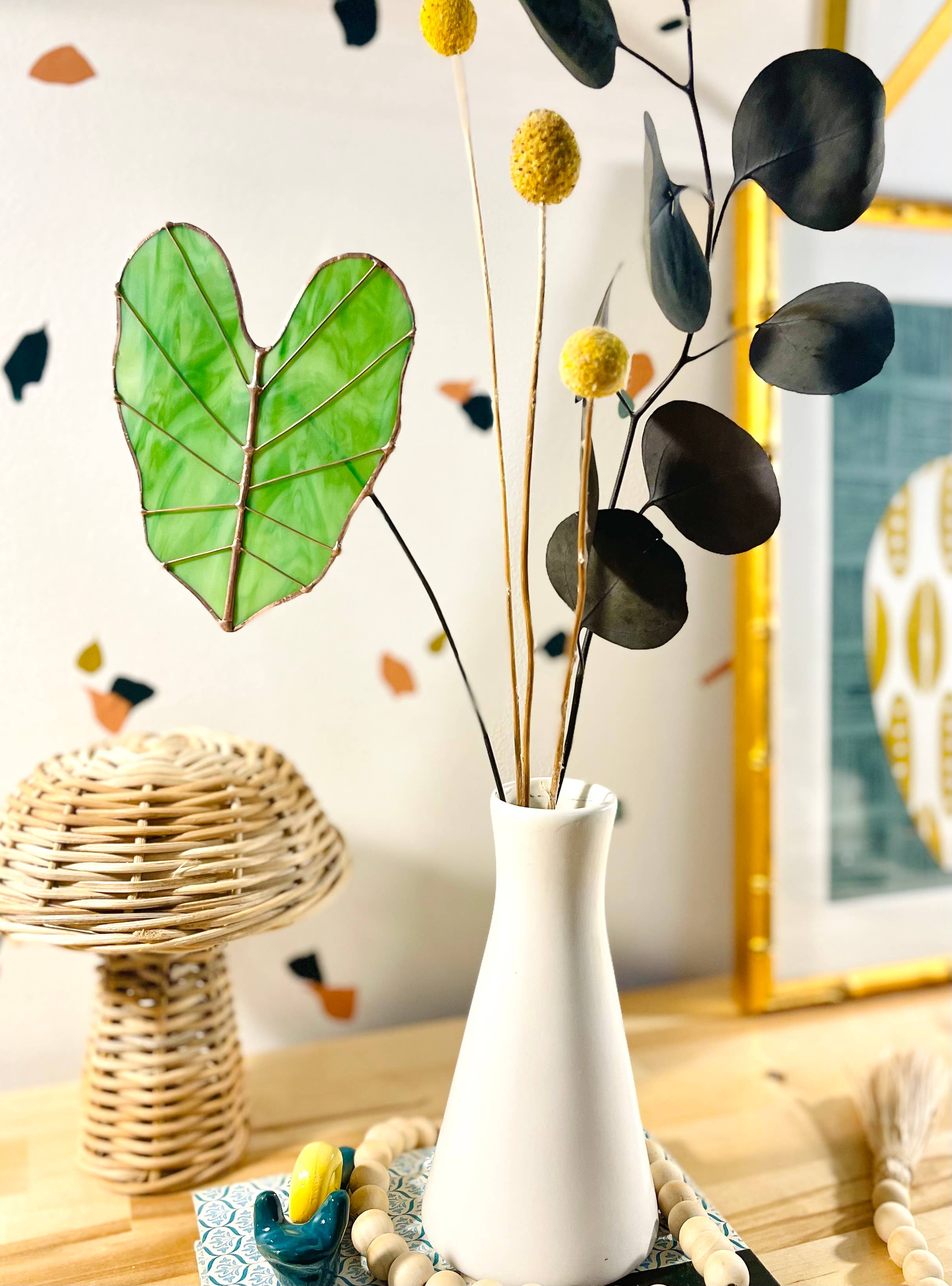 Samara Designs Studio - Glass Giant Elephant Ear Stem - 0