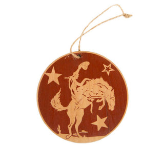 Hatch Show Print - Bronco Wooden Ornament