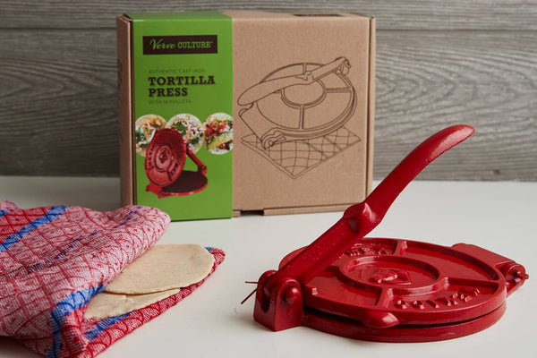 Verve Culture - Cast Iron Tortilla Press Kit