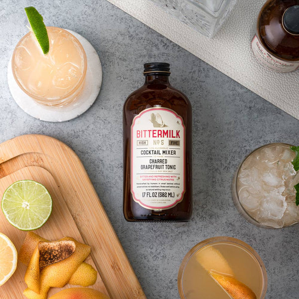 Bittermilk Bottling Co. - Bittermilk No.5 - Charred Grapefruit Tonic with Sea Salt