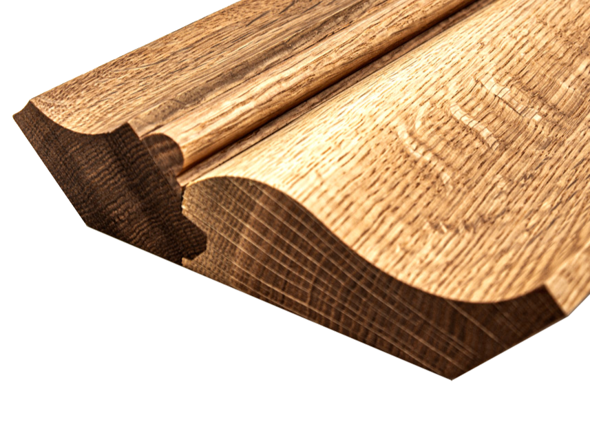 Quarter Sawn White Oak Molding.